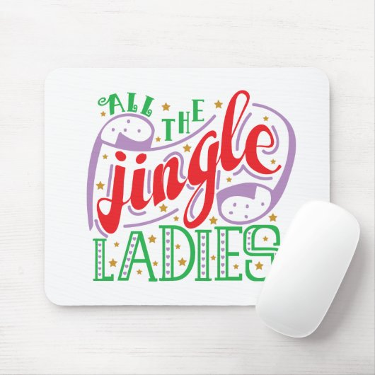 Alle Jingle Ladys Christmas | Mousepad (Mit Mouse)