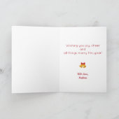 Alle Jingle Ladys | Funny Reindeer Christmas Card Karte (Innenseite)