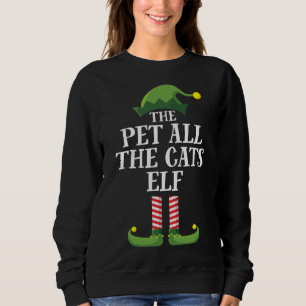 Alle Katzen Elf Matching Family Group Christm Sweatshirt