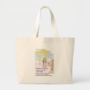 Alle Katzen gehen in den Himmel? Funny Gifts & T-S Jumbo Stoffbeutel