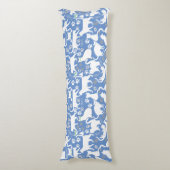 Alle Katzen Muster.w.bx4 L Blau BG Seitenschläferkissen (Vorderseite Vertikal)