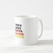 Alle Kenya Hakuna Matata Kaffeetasse (VorderseiteRechts)