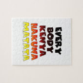 Alle Kenya Hakuna Matata Puzzle (Horizontal)