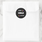 Alle Kinder-Aufkleber Runder Aufkleber (Tasche)
