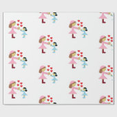 Alle Kinder brauchen Liebe: Weiß Geschenkpapier (Flach)