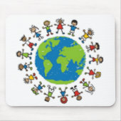 Alle Kinder der Welt 2 Mousepad (Vorne)