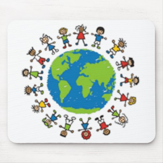 Alle Kinder der Welt 2 Mousepad (Vorne)