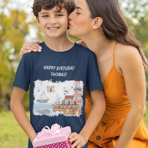 Alle Kinder im Ausland Personalisiert Geburtstag T-Shirt
