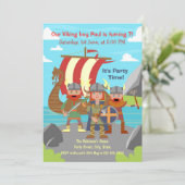 Alle Kinder zum Geburtstag rufen Einladung (Stehend Vorderseite)