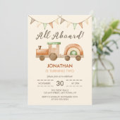 Alle Kindergeburtstag des Landhauses Boho Einladung (Stehend Vorderseite)