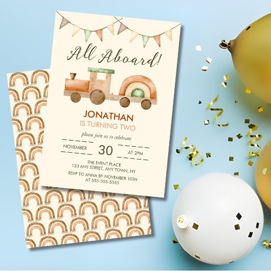 Alle Kindergeburtstag des Landhauses Boho Einladung