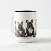 Alle kleinen Franzosen Zweifarbige Tasse (Vorderseite Links)