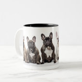 Alle kleinen Franzosen Zweifarbige Tasse (Vorderseite Links)