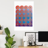Alle kleinen Kreise gleich Poster (Heimbüro)