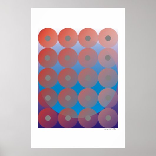 Alle kleinen Kreise gleich Poster (Vorne)