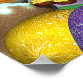 Alle kleinen Raindrops 24x18 Poster (Ecke)