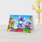 Alle Kleinen Rasierropfen Karte (Gelbe Blume)