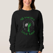 Alle Krankenschwestern Liebe Venen Halloween Spook Sweatshirt (Vorderseite)