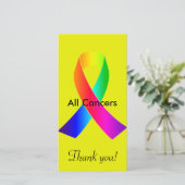 Alle Krebse Dankeskarte (Stehend Vorderseite)