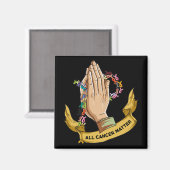 Alle Krebserkrankungen Magnet (Vorderseite/Rückseite)