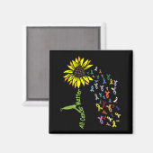 Alle Krebserkrankungen Magnet (Vorderseite/Rückseite)