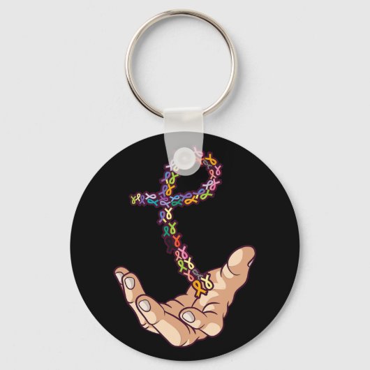 Alle Krebserkrankungen Schlüsselanhänger (Vorderseite)