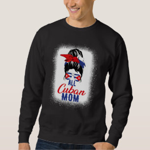 Alle kubanische Mutter Kuba-Flagge für Mutter Sweatshirt