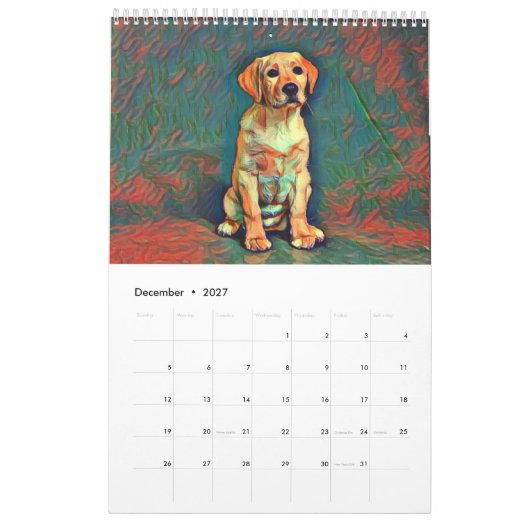 Alle Labradors-Kalender Kalender (Dez 2027)
