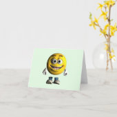 Alle lächeln karte (Gelbe Blume)