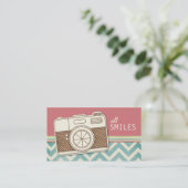 Alle Lächeln Visitenkarten Visitenkarte (Stehend Vorderseite)