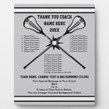 Alle Lacrosse Coach Geschenke, Teamfarbe