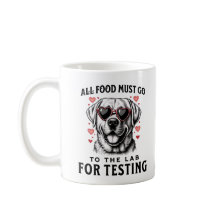 Alle Lebensmittel müssen zum Testen des Hundes an