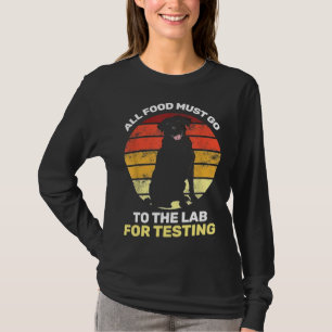 Alle Lebensmittel müssen zum Testen von 159 an den T-Shirt