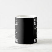 Alle Lebensmittel müssen zum Testen von Doggie an  Kaffeetasse (Mittel)