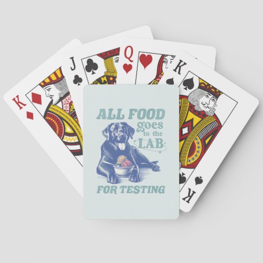Alle Lebensmittel werden in das schwarze Labor geb Spielkarten (Rückseite)