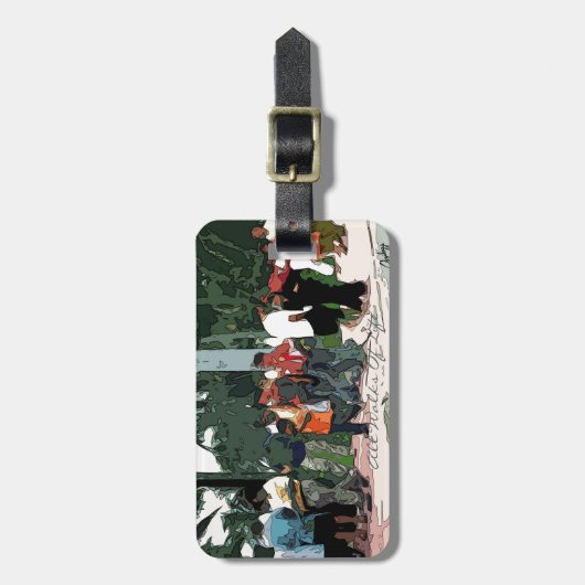 Alle Lebenswege Gepäckanhänger (Vorderseite vertikal)