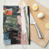 Alle Lebenswege Geschirrtuch (Viertel Falte)