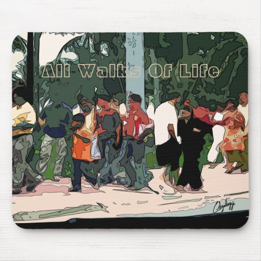 Alle Lebenswege Mousepad (Vorne)