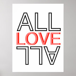 alle Liebe alles postert Poster