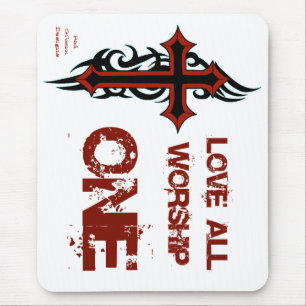 Alle Liebe beten eine Mausunterlage an Mousepad