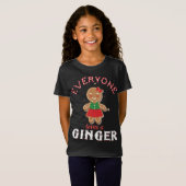 Alle Lieben A Ginger Funny Niedlich Gingerbread Ch T-Shirt (Vorne ganz)
