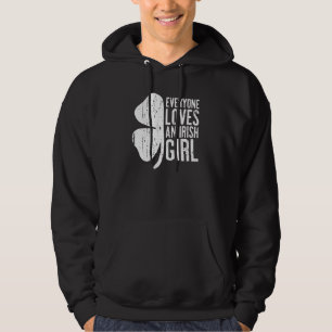 Alle Lieben an einem irischen Girl St Patrick's Da Hoodie