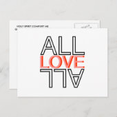 Alle Lieben auf der Postkarte (Vorne/Hinten)