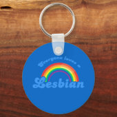 Alle Lieben auf Lesben Schlüsselanhänger (Vorderseite)