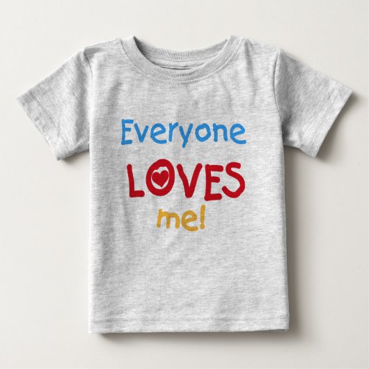 Alle Lieben Baby T-shirt (Vorderseite)