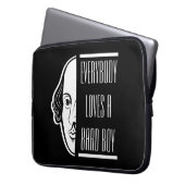 Alle Lieben ein Bard Boy Shakespeare Thespian Laptopschutzhülle (Vorderseite Links)