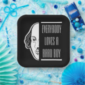Alle Lieben ein Bard Boy Shakespeare Thespian Pappteller (Party)