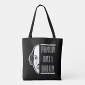 Alle Lieben ein Bard Boy Shakespeare Thespian Tasche (Rückseite)