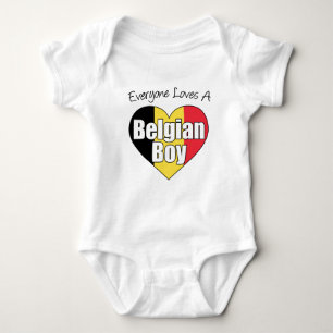 Alle Lieben ein belgischer Junge Baby Strampler