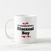 Alle Lieben ein Bisexueller Junge Kaffeetasse (Links)